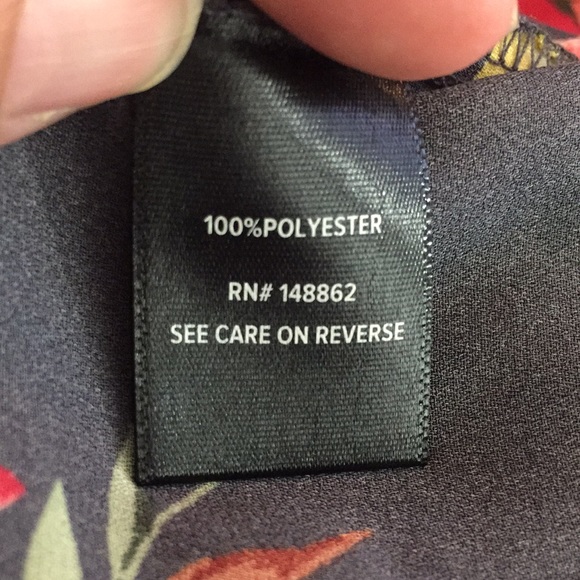 DARK GREY FLORAL GEORGETTE SHARKBITE GODDESS TANK - Picture 9 of 10